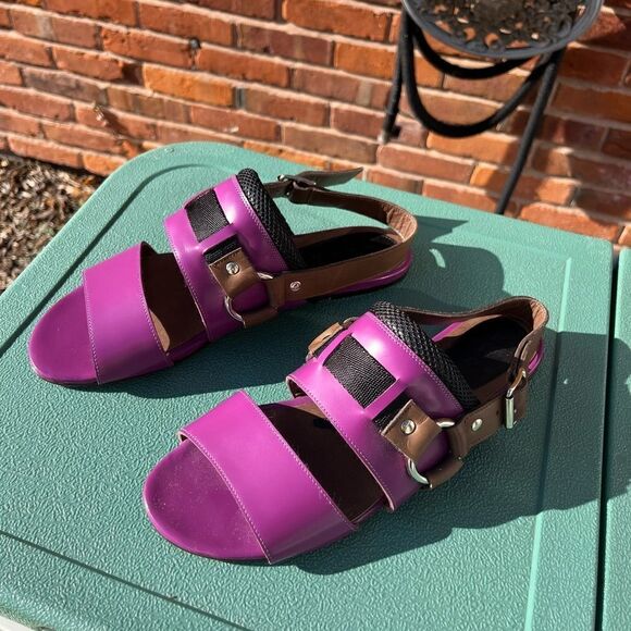 Marni Leather Sandals NWT - Picture 1 of 7